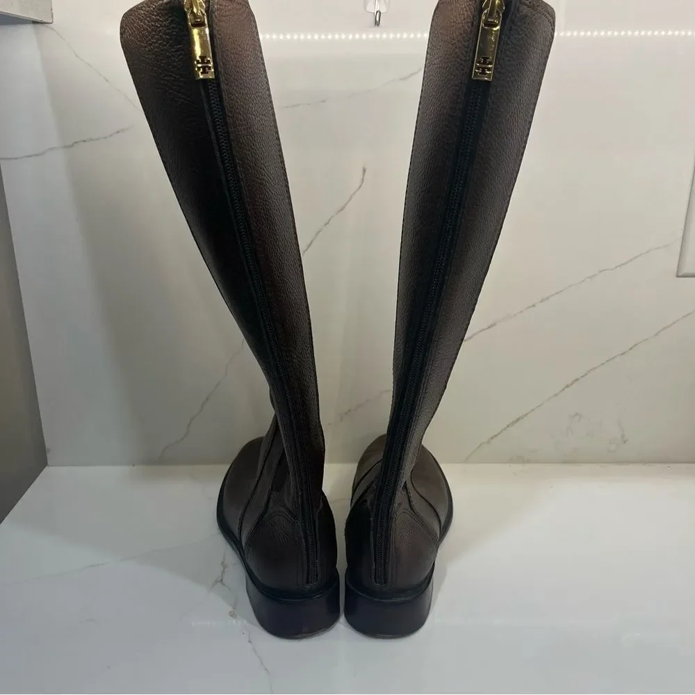 Tory Burch Tall Brown Riding Boots